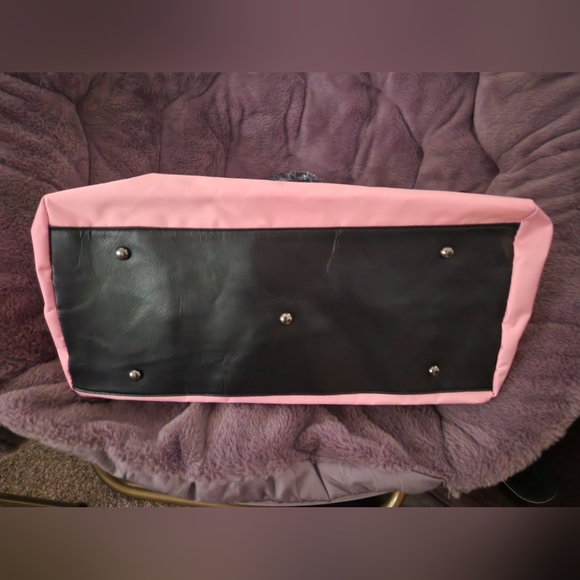 Pink Sequin Tote Bag with Black Handles | New - Picture 4 of 4